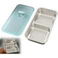 thumbnail image 1 of ACDANC Stainless Steel Double Compartment Snack Containers with Lids,450ml Leak-Proof Reusable Food Containers,Dishwasher-Safe for Camping,Travel,Meal Prep & Dips, 1 of 7