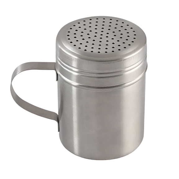 ACDANC Stainless Steel Dredge Shaker 10 Oz Ideal for Salt,Spice,Sugar,Flour 10 oz With Handle