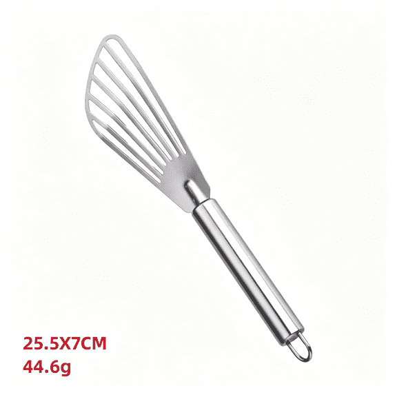 ACDANC Stainless Steel Fish Spatula Ultra Thin Edge for Easy Turning & Flipping, Fish Spatulas for Nonstick Cookware,Stainless Steel Kitchen Cooking Spatula Flipper for Fish,Egg(10.04X1.57")