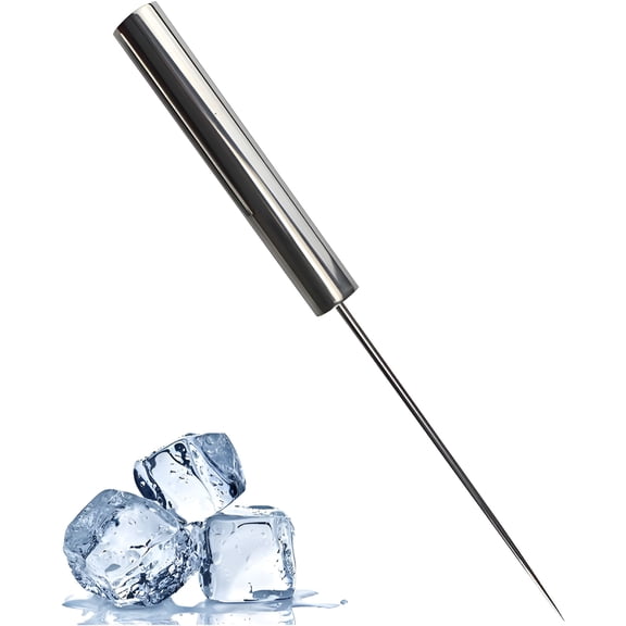 ACDANC Stainless Steel Ice Pick,Ice Crusher Ice Chisel Ice Pick Tool for Breaking Ice,Ice Tool Kitchen Tool for Kitchen Bars Bartender Picnics Camping and Restaurant