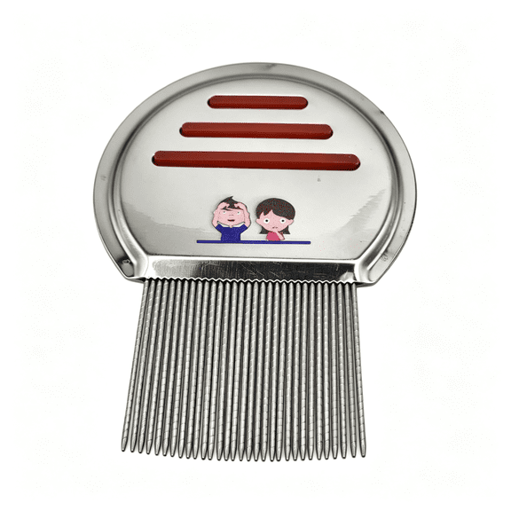 ACDANC Stainless Steel Lice Comb,Professional Nit Removal Tool for All Hair Types,Effective Lice Comb