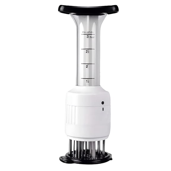 ACDANC Stainless Steel Marinade Meat Injector,Marinade Tenderizer Injector Needle Flavor Syringe Cooking Meat Poultry Turkey Chicken Bbq Syringes with Needle(1 Pc)