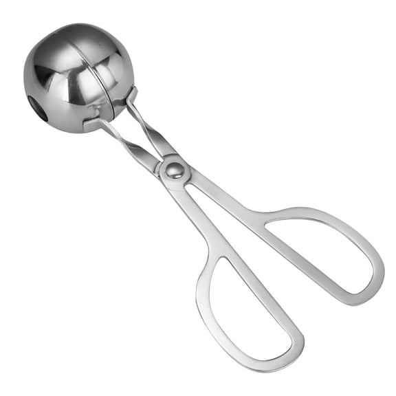 ACDANC Stainless Steel Meat Baller,Non-Stick Meatball Scoop Maker,Cake Pop Baller,Cookie Dough Tongs - for Meatball,Cake,Ice Cream,Melon Fruits
