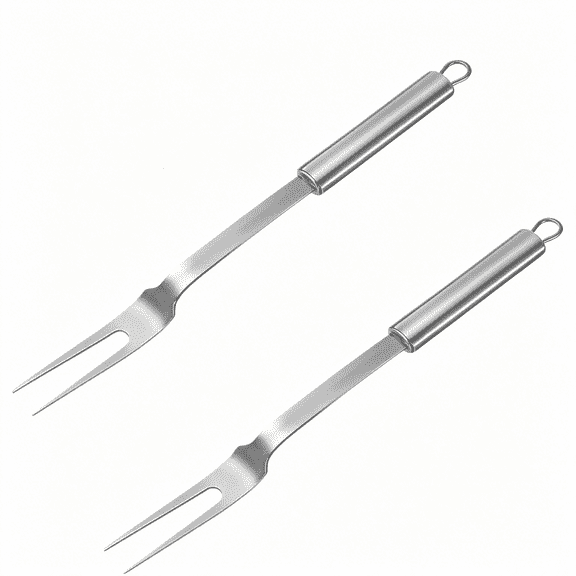 ACDANC Stainless Steel Meat Forks,Two Pronged Bbq Grilling Forks for Cooking,13 Inch,2 Pack