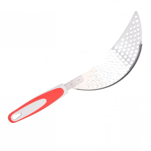 ACDANC Stainless Steel Pot Strainer and Skillet Grease Filter, Flat Pan Drainer Screen with Double Handles for Pasta, Frying, and Kitchen Cooking, Dishwasher Safe