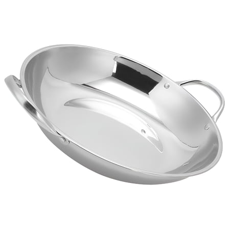 ACDANC Stainless Steel Pot Wok Nonstick Frying Pan Fry Pans Nonstick Saucepan Saute Pan Paella Pan