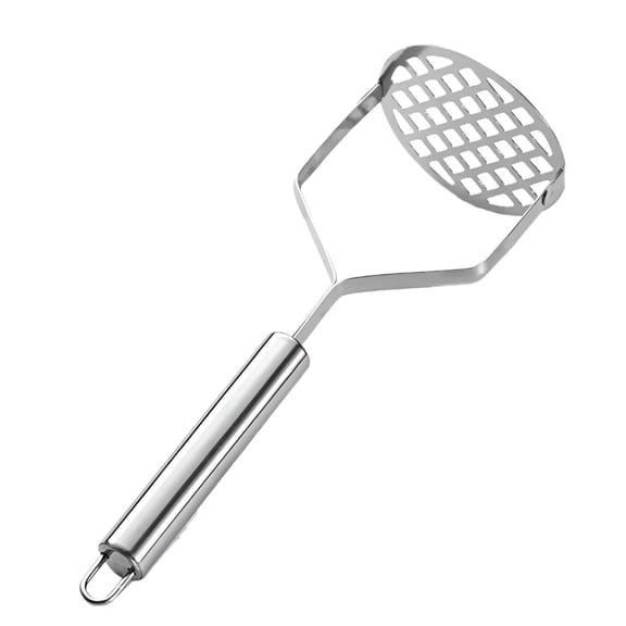 ACDANC Stainless Steel Potato Masher Kitchen Utensil Food Fruit Egg Vegetable Masher Wavy Design Dishwasher Safe Non-Grip Solid Welding