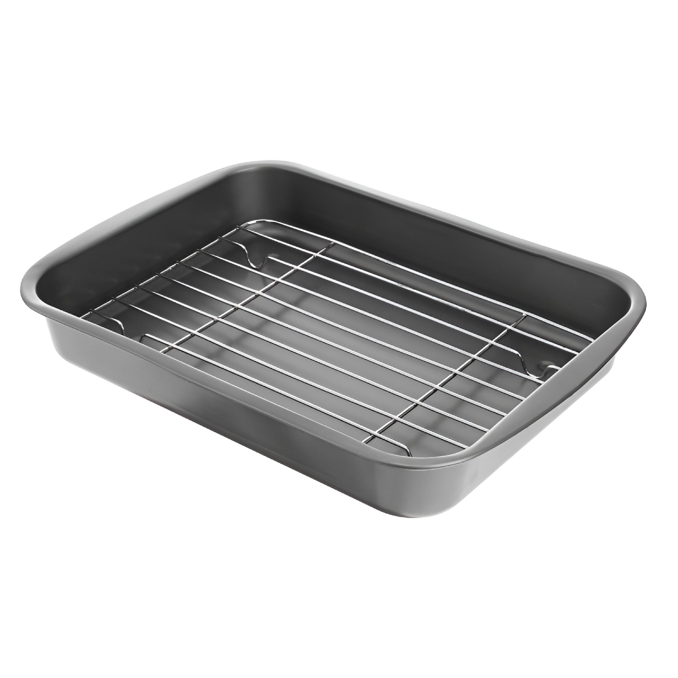 ACDANC Stainless Steel Roasting with Rack - 15x15x5CM Silver - Walmart.com