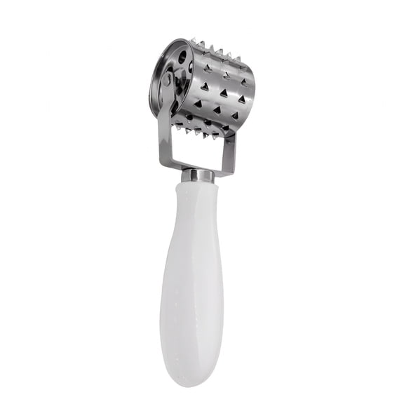 ACDANC Stainless Steel Roll Meat Maker Steak Meat Loosening Machine Steak Tenderizers Kitchen Rolling Meat Tenderizing Needle Hamstring (White)