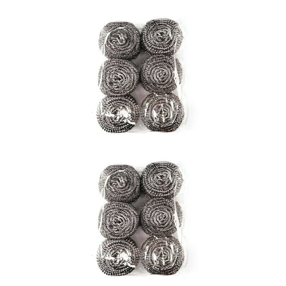 ACDANC Stainless Steel Scrubber,Kitchen Cleaning Wire Brushes for Cleaning,Surface Protection Steel Wool,Silver