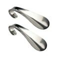 thumbnail image 1 of ACDANC Stainless Steel Small Handled Pocket Shoehorn Shoe Horn for Kids Men Women Metal Long Handle Lifter 14.5cm Long Silver Tone Set of 2, 1 of 7