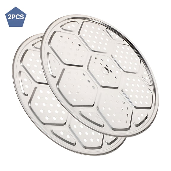 ACDANC Stainless Steel Steamer Food Rack Water Bath Canner for Canning Kitchen 2 Pcs