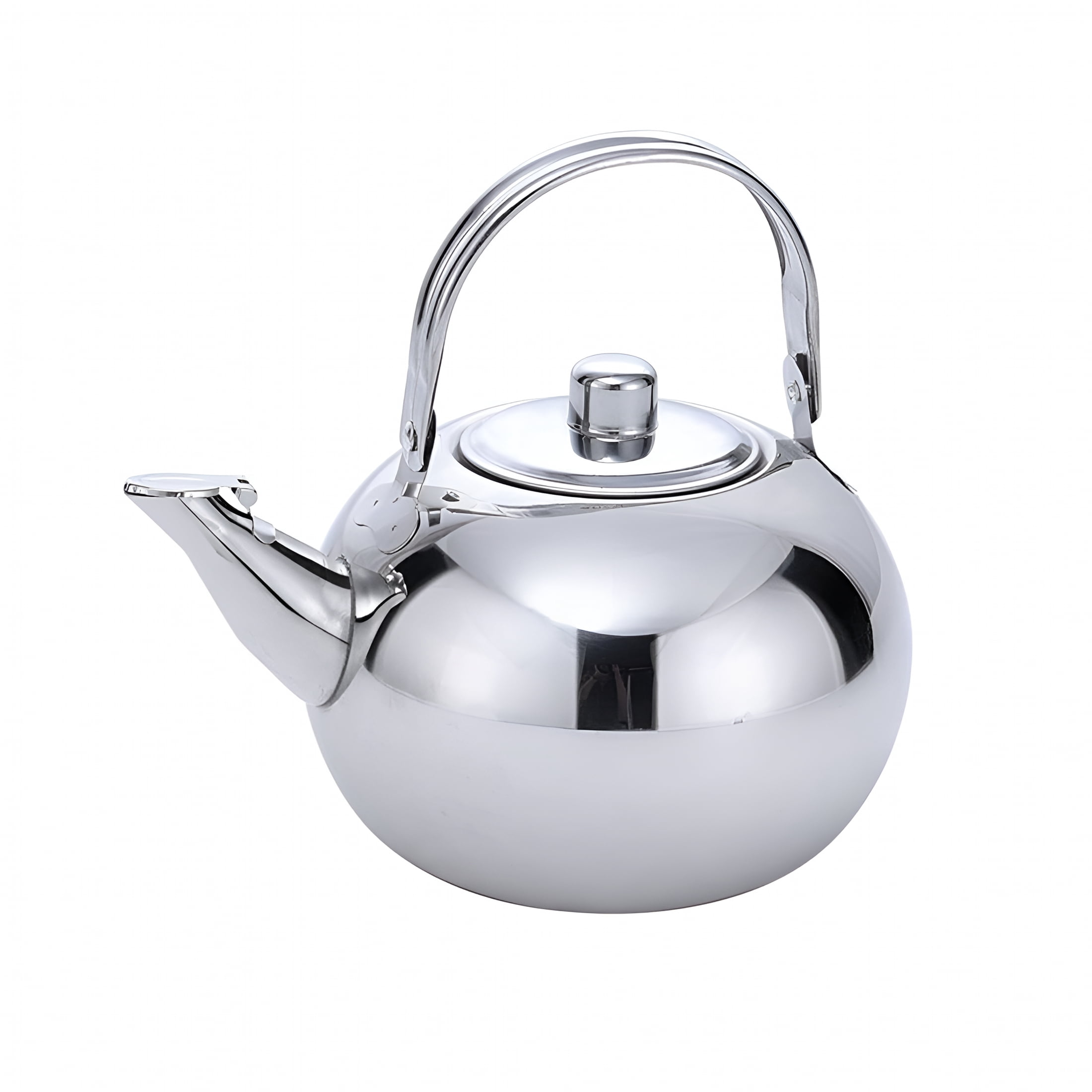 ACDANC Stainless Steel Teapots with Infuser,Metal Coffee Pots,Round Tea ...