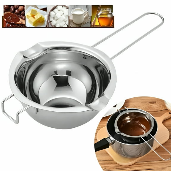 ACDANC Stainless Steel Wax Melting Pot Double Boiler DIY Wedding Scented Candle Making Candle Making Kit for Chocolate Candy Butter Cheese,Soap and Wax