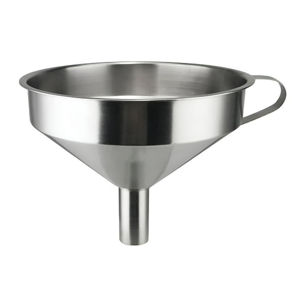 ACDANC Stainless Steel Wide Mouth Kitchen Funnel for Large Cooking Oil Strainer Filter Tool