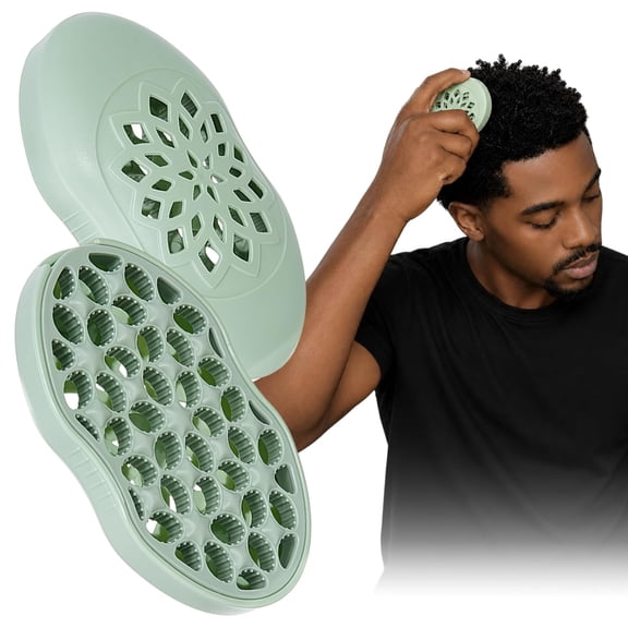 ACDANC Starter Loc Tool for 3C-4C Hair,Washable Tpe Hair Sponge Alternative for Black Men and Women,Twist Styling Tool for Natural Coils,Reusable Afro Curl Tool(1,Green)