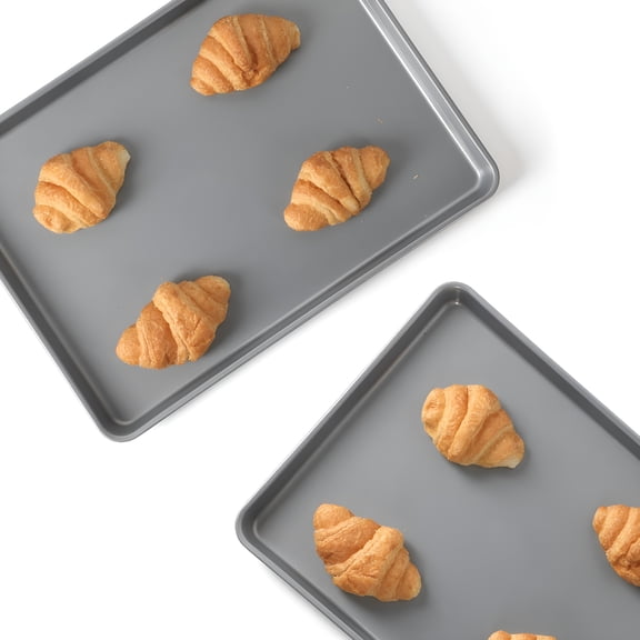 ACDANC Steel Core 2 Piece,12 X 17 Inch Nonstick Cookie Sheet Cookie Sheets for Baking Nonstick
