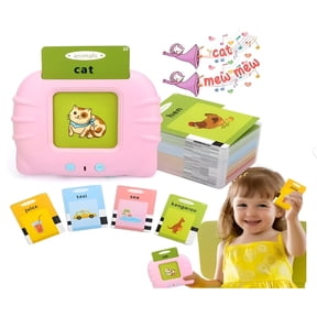 ACDANC Talking Flash Cards Learning Interactive Electronic Learning System,Pink,35.27 oz