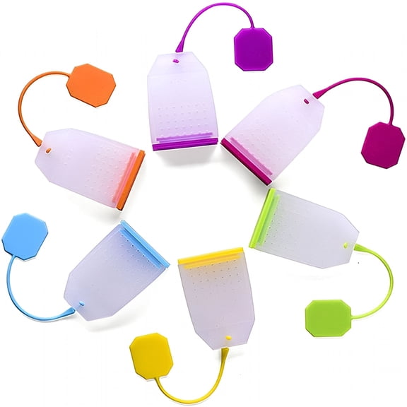 ACDANC Tea Strainer Infuser Spice Infuser Silicone Tea Bag Teapot Accessory Bag Shape 1 Pc