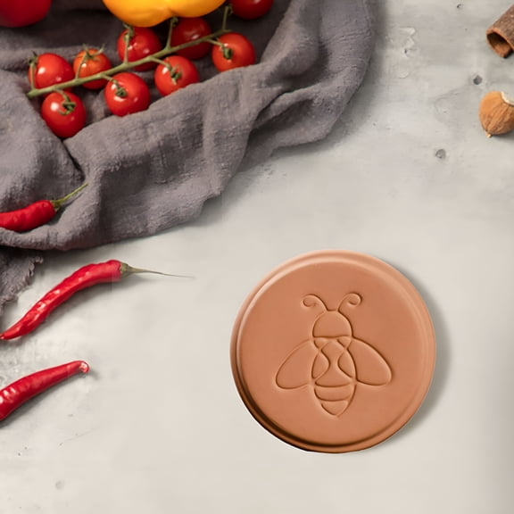 ACDANC Terracotta Brown Sugar Saver,Brown Sugar Keeper Disc to Maintain Food Moisture During Storage,Multiple Uses for Food Storage Containers,Reusable