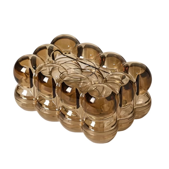 ACDANC Tissue Box Cover Plastic Bubble Art Cloud Shaped Holder Napkin Imitation Ceramic Cloud Tissue Boxes Storage Decorative Tissue Box Organizer Dispenser for Home Decor Table Centerpiece Car