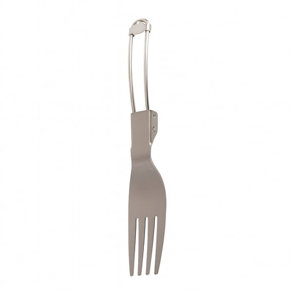 ACDANC Titanium Folding Spoon Spork Fork Outdoor Tableware Cookware Folded Flatware