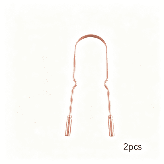 ACDANC Tongue Scraper for Adults&Kids,2 Pack-100% Copper Tongue Cleaner Helps Eliminate Bad Breath&Bacteria-Dental Oral Care Products&Personal Hygiene Essentials