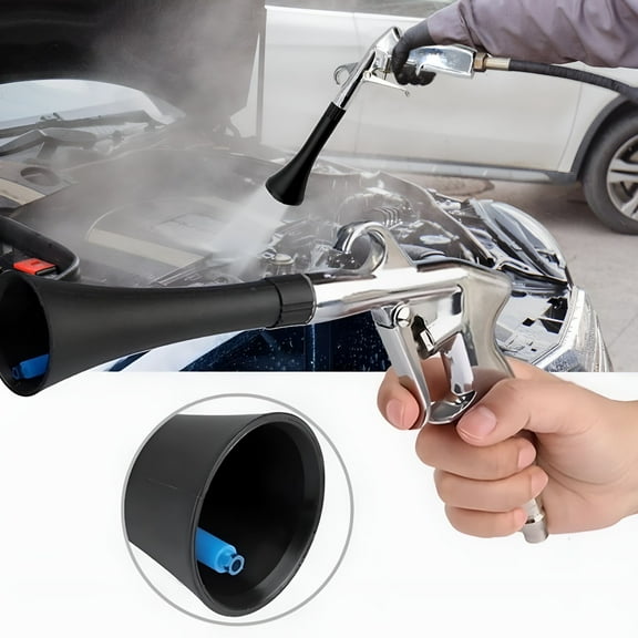 ACDANC Tornado Car Cleaning Gun, Pneumatic Detailing Tool with US Connector