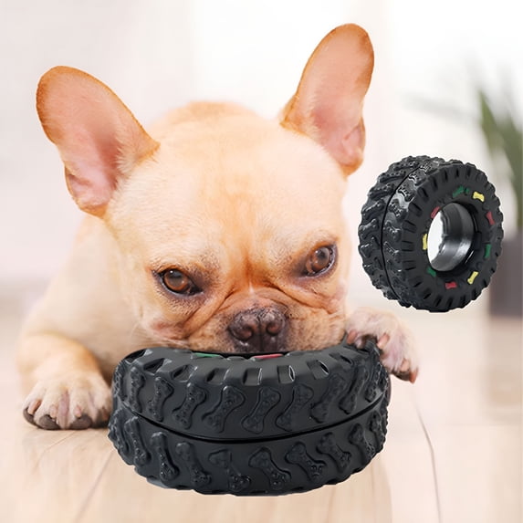ACDANC Tough Dog Toys for Aggressive Chewers Large Breed, Rubber Tire Dog Toy for Teething, Indestructible Dog Toys, Durable Dog Chew Toys for Aggressive Chewers, Puppy, Small, Medium, Large