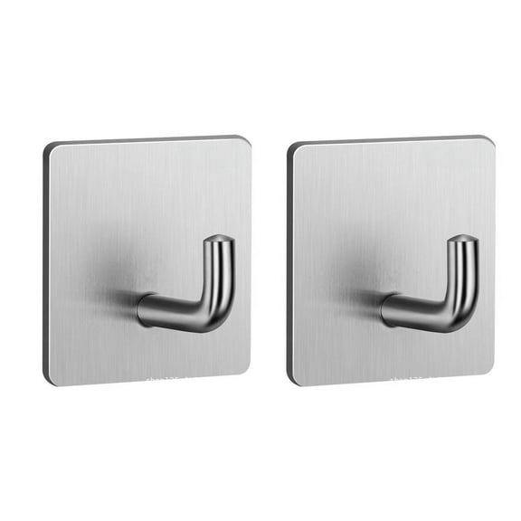 ACDANC Towel Hooks,towel racks for bathroom,hand towel holder,towel racks,bathroom towel holder,command hooks,towel hanger,Silver