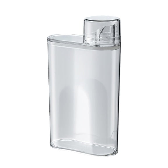 ACDANC Transparent Laundry Detergent Dispenser Bottle Sealed Tank for Detergent Powder Bleach Laundry Room Powder Detergent Container