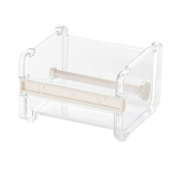 ACDANC Transparent Visible Washi Packaging Tape Dispenser Tape Holder Organizer Desktop Tape Holder DIY Sticker Roll Tape Cutter Holder Storage Tape Cutting Tape Dispenser Small Craf Stationery