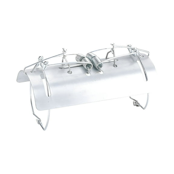 ACDANC Tunnel-Shaped Mole Trap, Galvanized Metal Gopher & Vole Catcher Tool, Weather Resistant Yard & Garden Pest Control Supplies, No Tools Required