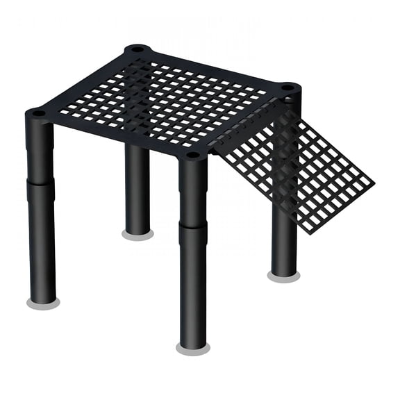 ACDANC Turtle Basking Platform Aquatic Reptile Ramp Dock Unique Stable Resting Area with Connecting Rod Basking Platform for Aquatic Turtles