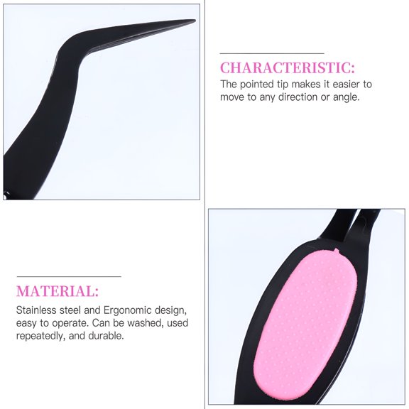 ACDANC Tweezers Craft Tweezer Fine Lock Point Set Curved Premium Reverse Crossing Precision Cooking