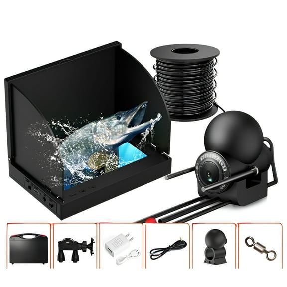 ACDANC Underwater Fishing Camera, 220 Fishing Camera, 4.3/5Inch IPS Wide Angle Display