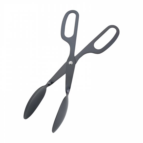 ACDANC Unique Design Food Tongs - Smooth Surface Stainless Steel Salad Scissor Tongs,Shaped Like Scissors,For Bbq