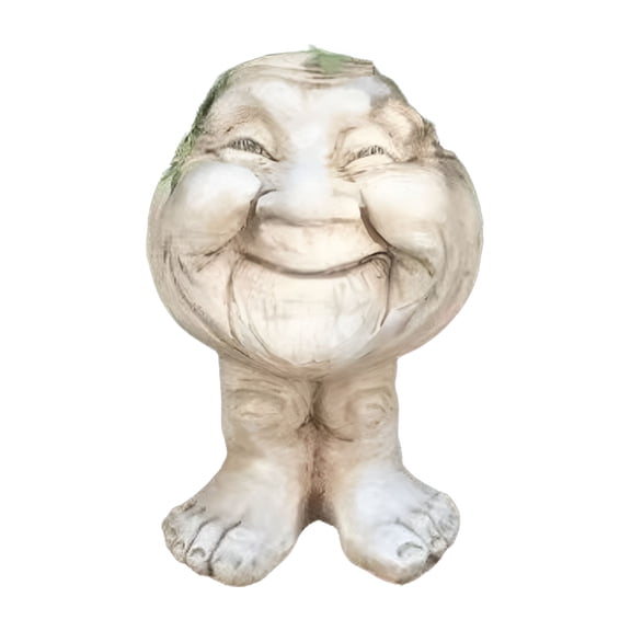 ACDANC Unique Flower Pots Funny Statue Greenery Planter Pots Succulent Planter with Drainage Hole Home Garden Decor Gift