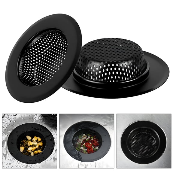ACDANC Universal Sink Drain Strainer - 2Pcs Food Catcher - Quick Drainage,Simple Installation - Kitchen Supplies