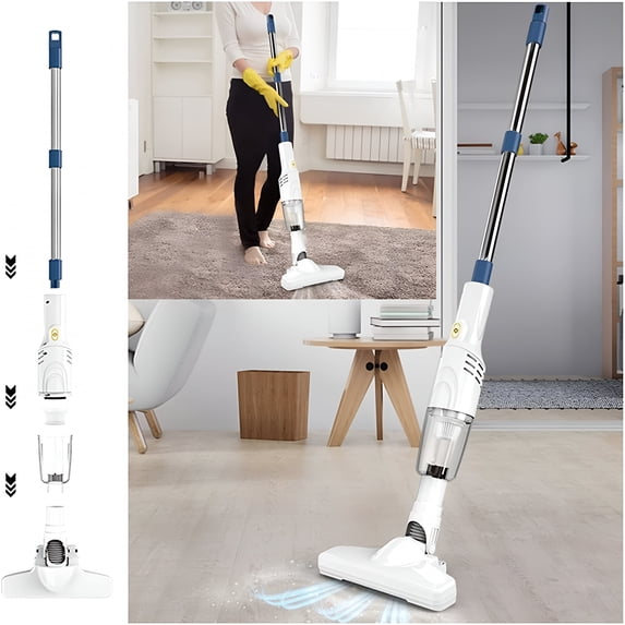ACDANC Upgraded Wet Dry Vacuum Cordless Lightweight Floor Cleaner and Mop One-Step Cleaning for Carpet and Hard Floors