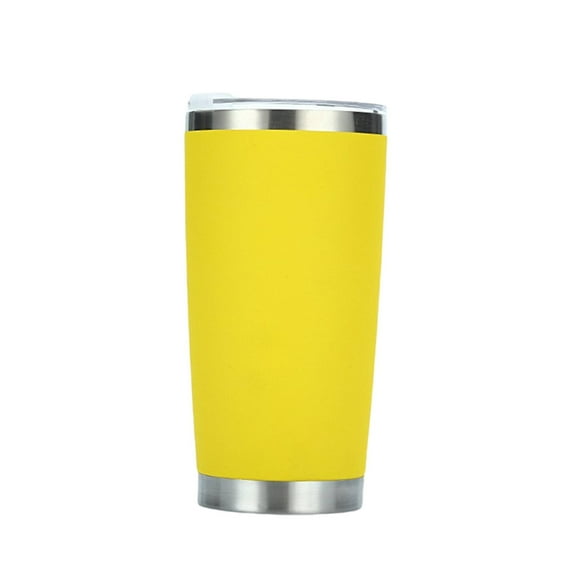 ACDANC Vacuum Cup,Car Design Insulated Coffee Cup,Car Holder Thermal Mug,Yellow