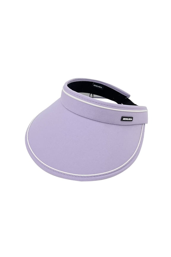 Visor Hat for Women, Wide Brim Golf Visor Cap Sun Protection Summer Beach Sun Hats Packable Sunshade Hat for Golf, Tennis, Cycling, Running