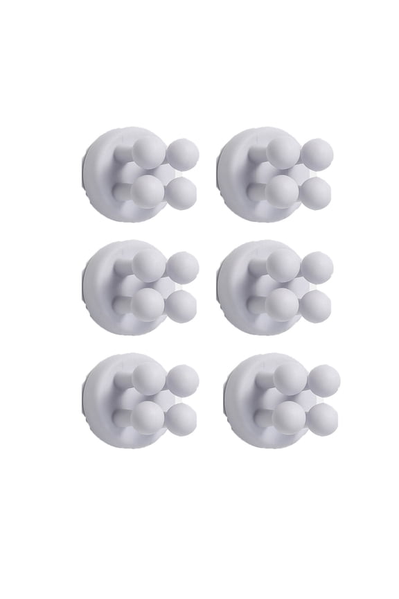 Wall Hooks Adhesive,Multipurpose Coat Hooks,Flexible Wall Hooks for Smooth Surfaces,Black