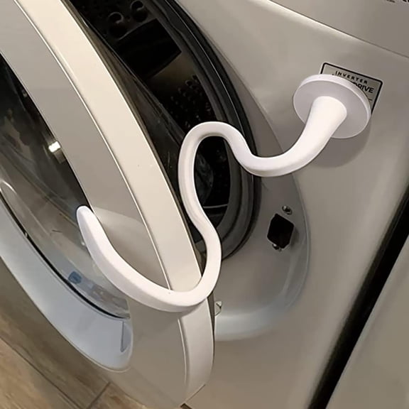 ACDANC Washer Door Prop and Stopper for Front Load Washing Machine,Removable Washer Door Holder - Flexible Washer Door Stopper Keep Washer Door Open to Prevent Odors - White