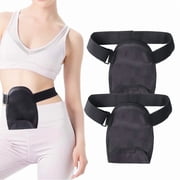 ACDANC Waterproof Ostomy Bag Covers Adjustable Universal Stoma Pouch Cover for Ileostomy,Black