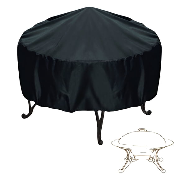 ACDANC Waterproof Outdoor Patio Round Fire Pit Cover Protection Dustproof 40*18 inch