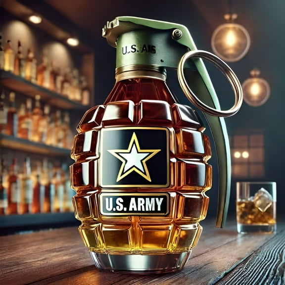 ACDANC Whiskey Decanter for Liquor Collection,Unique Gift for Enthusiasts,Home Bar Decor (1pc)