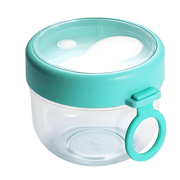 ACDANC White Plastic Leak Proof Yogurt Food Storage Container (6 Count)