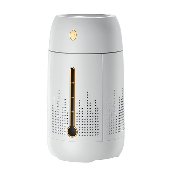 ACDANC Whole House Humidifiers,USB Humidifier with Colorful Lights,Large Capacity 1.2L Quiet Cool Mist Humidifier for Bedroom and Office,Plants,Easy to Clean,7 White,4.8L