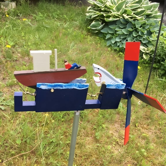 ACDANC Windmill,Garden Wind Spinners,Funny Whirligig Garden Decor,Outdoor Garden,Wooden Crafts,Small Windmills for Yard,Lawn Ornaments Whimsical Decor